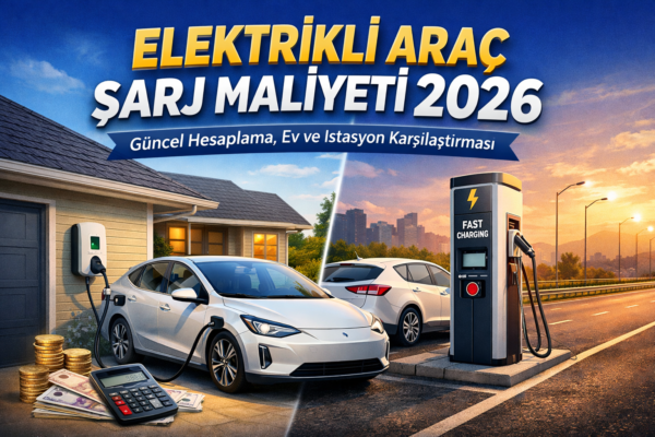 elektrikli araç şarj maliyeti
